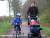 Petite course avec maman.